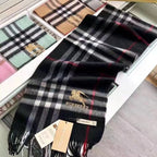 Burberry Classic Check Fringed Cashmere Scarf for Women – product image 51