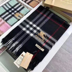 Burberry Classic Check Fringed Cashmere Scarf for Women – product image 53