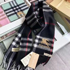 Burberry Classic Check Fringed Cashmere Scarf for Women – product image 55