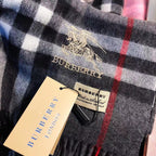 Burberry Classic Check Fringed Cashmere Scarf for Women – product image 57