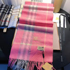 Burberry Classic Check Fringed Cashmere Scarf for Women – product image 59