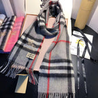 Burberry Classic Check Fringed Cashmere Scarf for Women – product image 64
