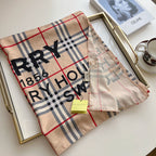 Burberry Four Color Classic Plaid Silk Scarf for Women – product image 11