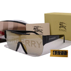 Burberry Logo Oversized Shield Polarized Sunglasses for Unisex – product image 2
