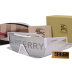 Burberry Logo Oversized Shield Polarized Sunglasses for Unisex – product image 3