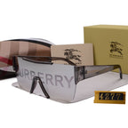 Burberry Logo Oversized Shield Polarized Sunglasses for Unisex – product image 10