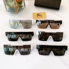 Burberry Logo Oversized Shield Polarized Sunglasses for Unisex – product image 13