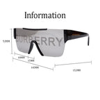 Burberry Logo Oversized Shield Polarized Sunglasses for Unisex – product image 14