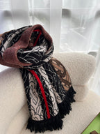Burberry Monogram-jacquard Cashmere Scarf for Women – product image 11