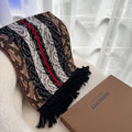 Burberry Monogram-jacquard Cashmere Scarf for Women – product image 3