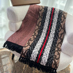 Burberry Monogram-jacquard Cashmere Scarf for Women – product image 6