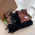 Burberry Monogram-jacquard Cashmere Scarf for Women – product image 9