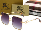Burberry Oversized Retro Plaid HD Sunglasses for Unisex – product image 1