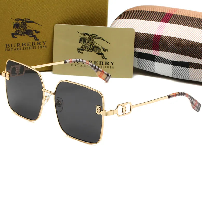 Burberry Oversized Retro Plaid HD Sunglasses for Unisex – product image 3