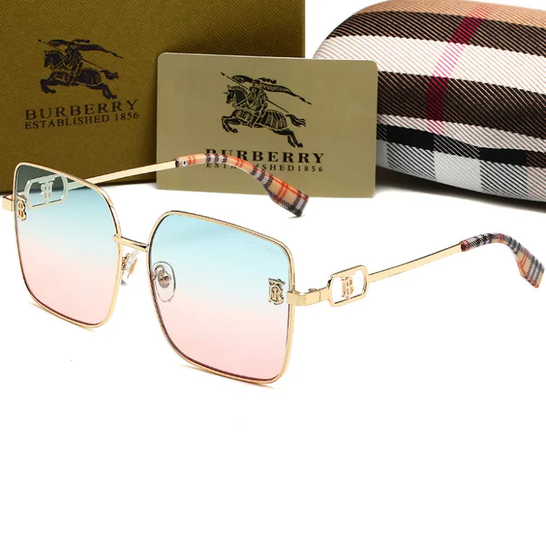 Burberry Oversized Retro Plaid HD Sunglasses for Unisex – product image 5