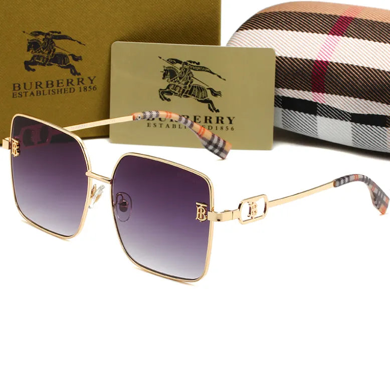 Burberry Oversized Retro Plaid HD Sunglasses for Unisex – product image 6