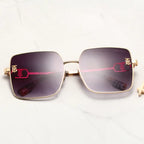 Burberry Oversized Retro Plaid HD Sunglasses for Unisex – product image 11