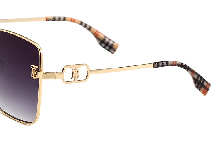 Burberry Oversized Retro Plaid HD Sunglasses for Unisex – product image 12