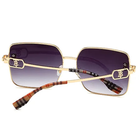 Burberry Oversized Retro Plaid HD Sunglasses for Unisex – product image 13