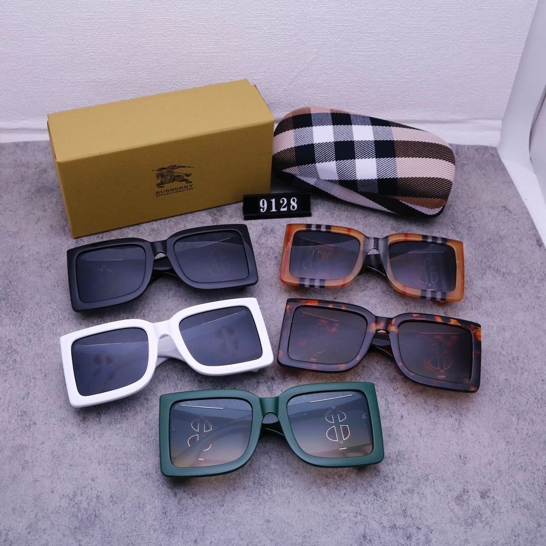 Burberry Oversized Retro Plaid Large Frame Sunglasses for Unisex – product image 15