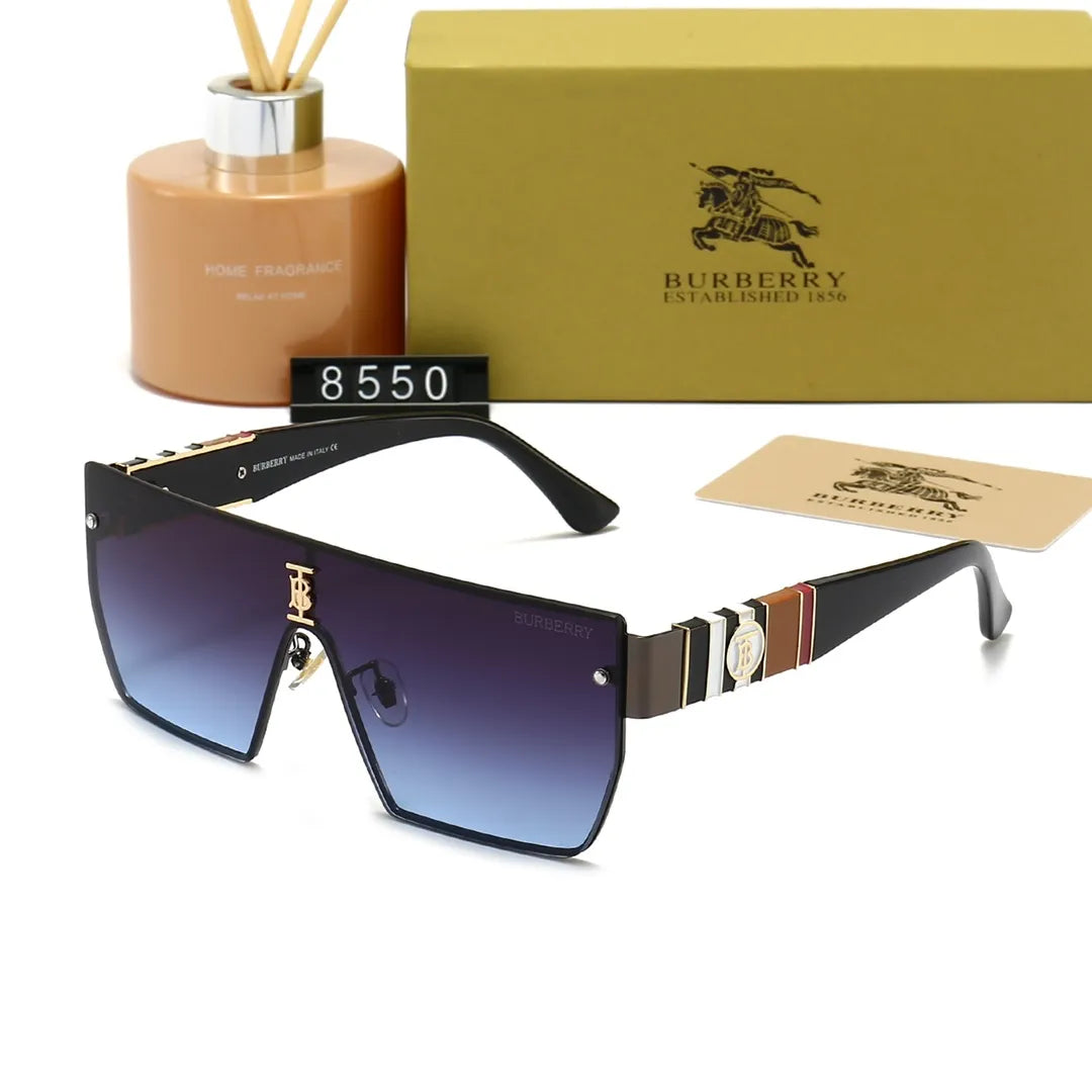 Burberry Oversized Unisex Polarized Check Frame Sunglasses for Unisex – product image 3