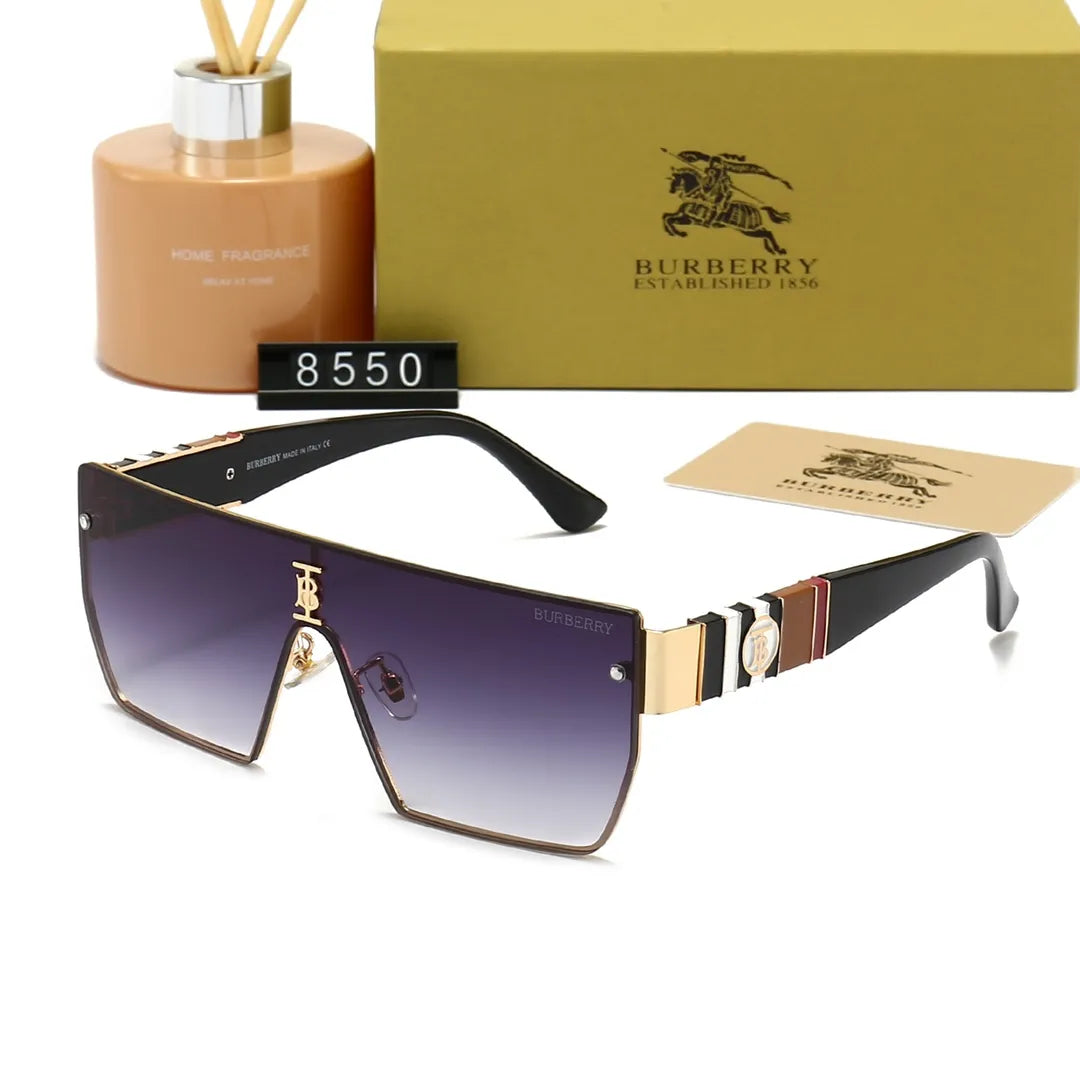 Burberry Oversized Unisex Polarized Check Frame Sunglasses for Unisex – product image 4