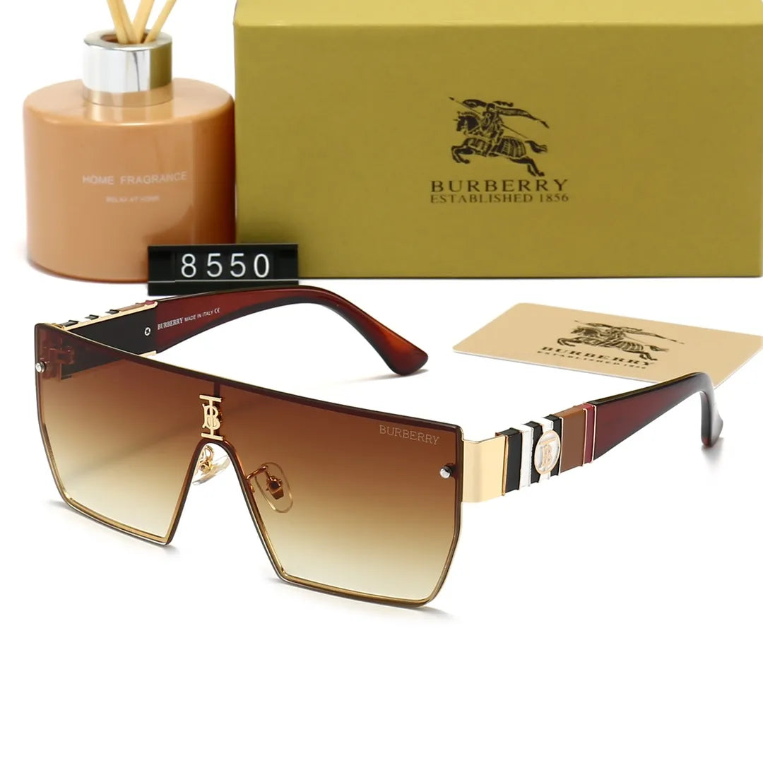 Burberry Oversized Unisex Polarized Check Frame Sunglasses for Unisex – product image 5