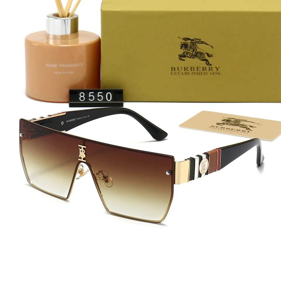Burberry Oversized Unisex Polarized Check Frame Sunglasses for Unisex – product image 6