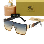 Burberry Oversized Unisex Polarized Check Frame Sunglasses for Unisex – product image 7