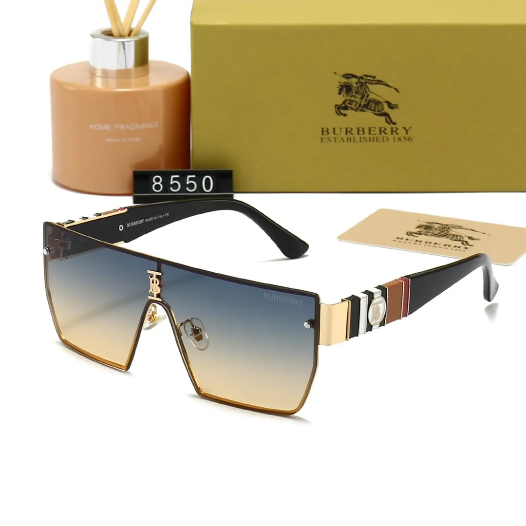 Burberry Oversized Unisex Polarized Check Frame Sunglasses for Unisex – product image 7