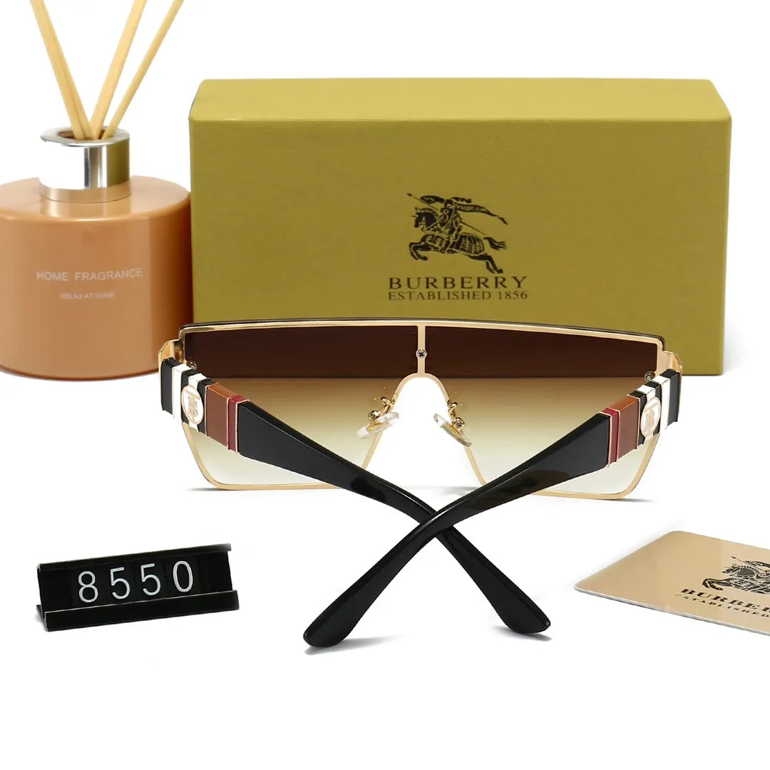 Burberry Oversized Unisex Polarized Check Frame Sunglasses for Unisex – product image 13