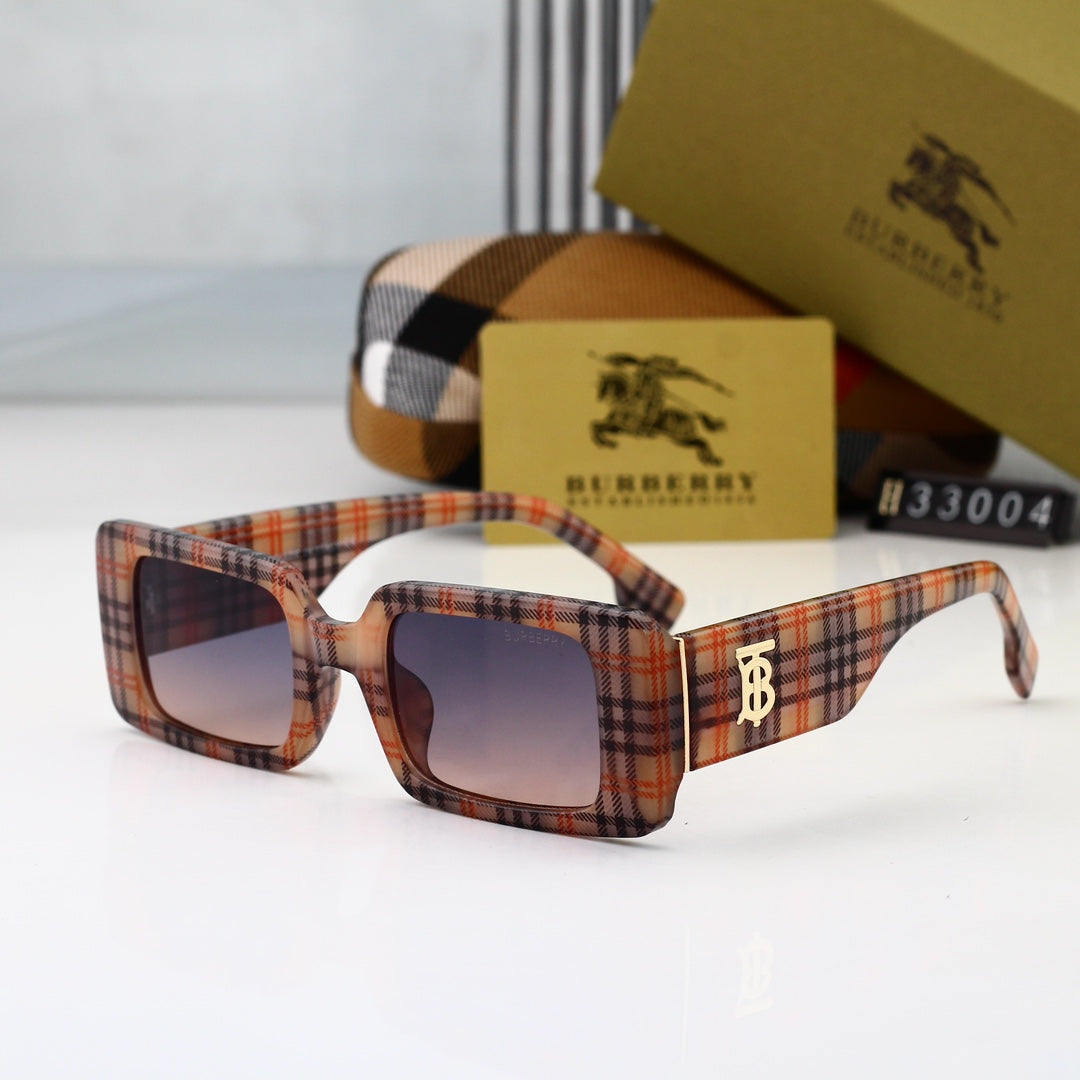 Burberry Retro Plaid Square Sunglasses for Unisex – product image 3