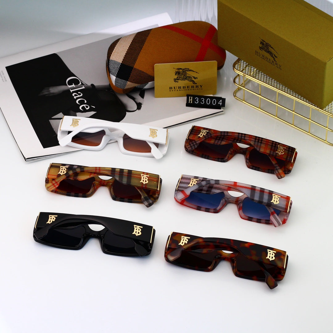 Burberry Retro Plaid Square Sunglasses for Unisex – product image 13