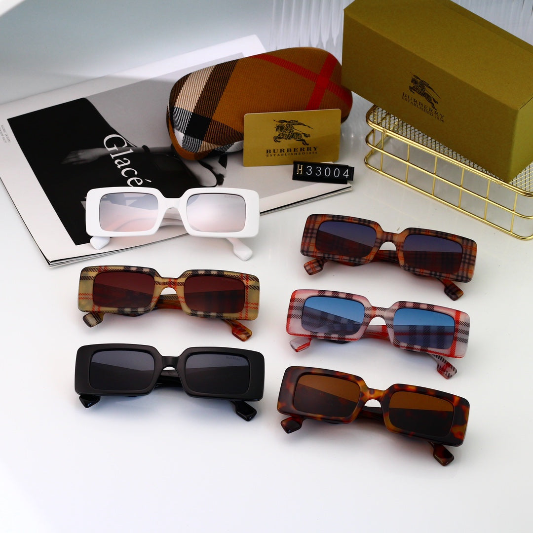 Burberry Retro Plaid Square Sunglasses for Unisex – product image 14