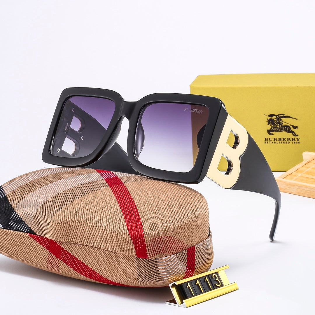 Burberry Round B Oversized Square Polarized Sunglasses for Unisex – product image 6