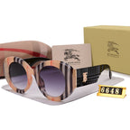 Burberry Round Checkered Sunglasses for Unisex – product image 1