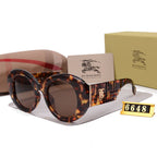 Burberry Round Checkered Sunglasses for Unisex – product image 3