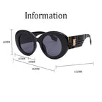Burberry Round Checkered Sunglasses for Unisex – product image 11