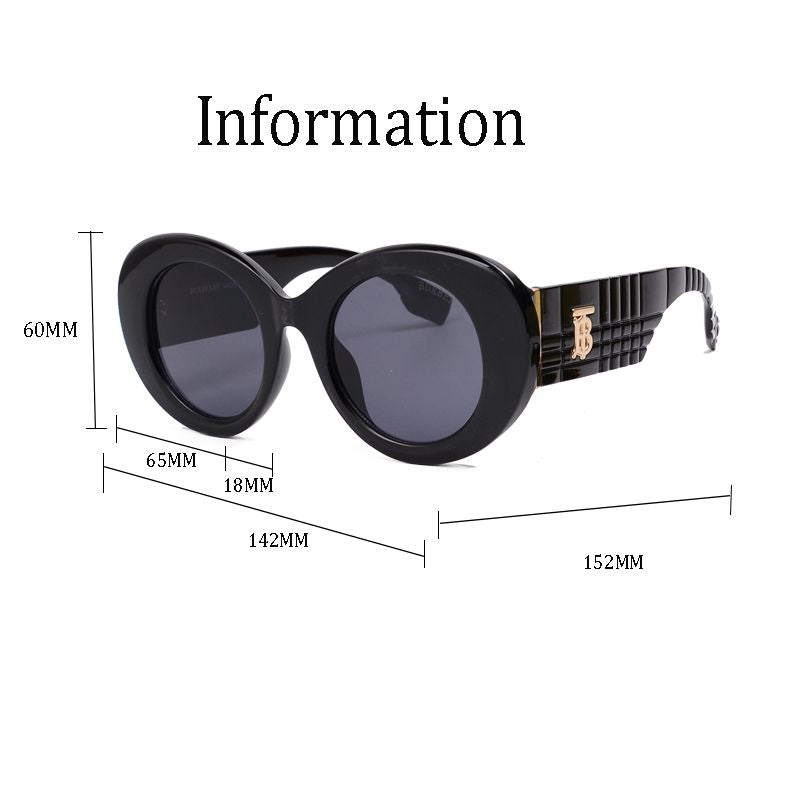 Burberry Round Checkered Sunglasses for Unisex – product image 11