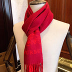 Burberry Solid Monogram Fringed Wool Scarf for Women – product image 20