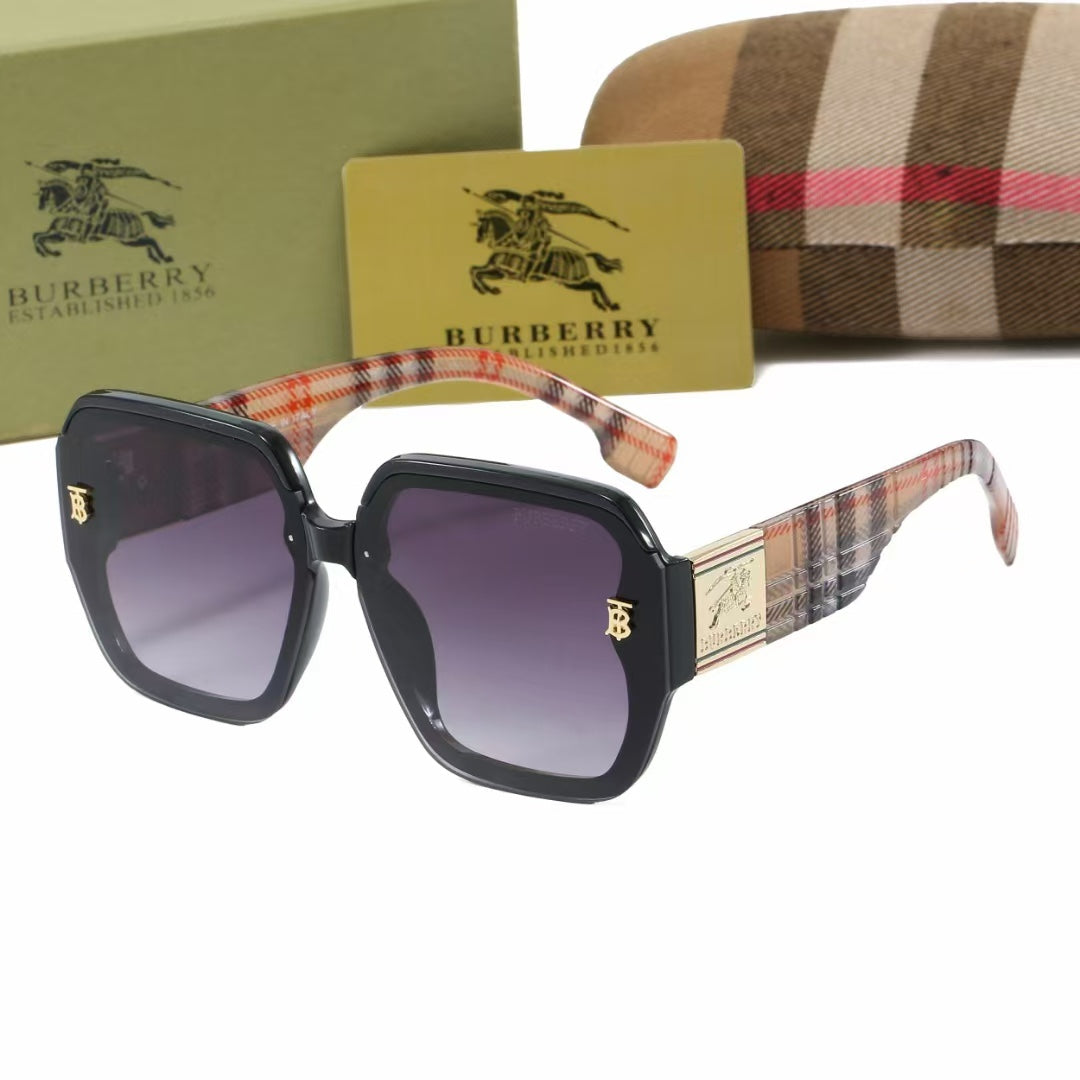 Burberry Vintage Check Square Polarized Sunglasses for Unisex – product image 7