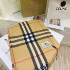 Burberry Wool Classic Plaid Tassel Unisex Scarf – product image 20