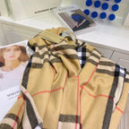 Burberry Wool Classic Plaid Tassel Unisex Scarf – product image 21