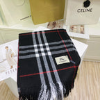 Burberry Wool Classic Plaid Tassel Unisex Scarf – product image 23