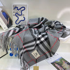 Burberry Wool Classic Plaid Tassel Unisex Scarf – product image 28