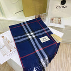 Burberry Wool Classic Plaid Tassel Unisex Scarf – product image 32