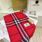 Burberry Wool Classic Plaid Tassel Unisex Scarf – product image 36