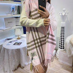 Burberry Wool Classic Plaid Tassel Unisex Scarf – product image 41