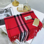 Burberry Wool Classic Plaid Tassel Unisex Scarf – product image 5
