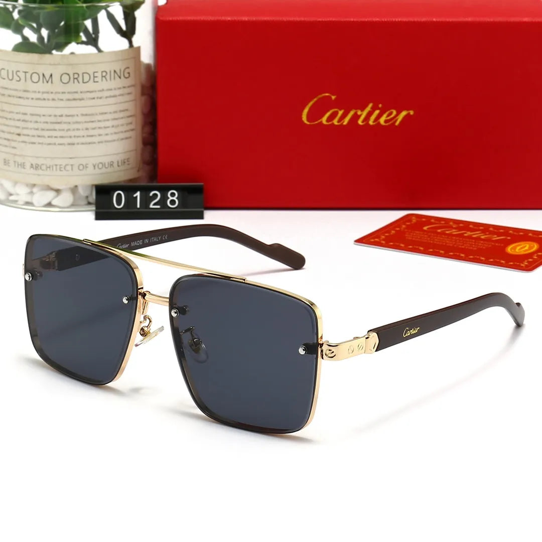 Cartier Aviator Double Bridge Polarized HD Sunglasses for Unisex – product image 1